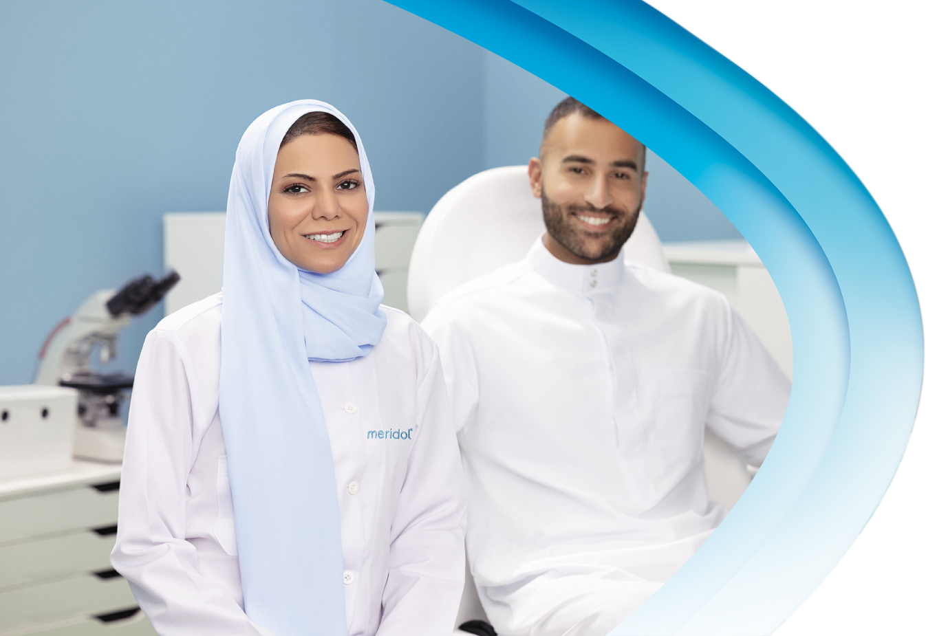 dentists smilling on camera