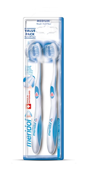 Meridol toothbrush medium twinpack