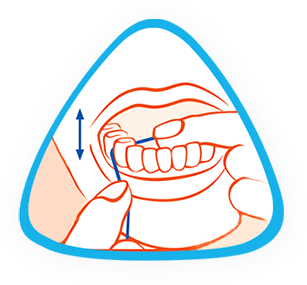 Clean your lower jaw Clean your lower jaw